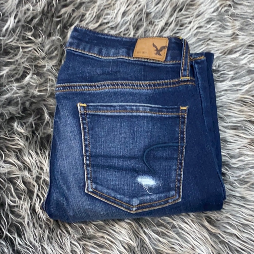 AEskinny destroyed jeggings